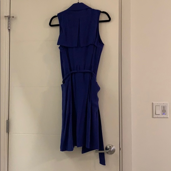 Beautiful cobalt blue trench vest - Picture 2 of 5